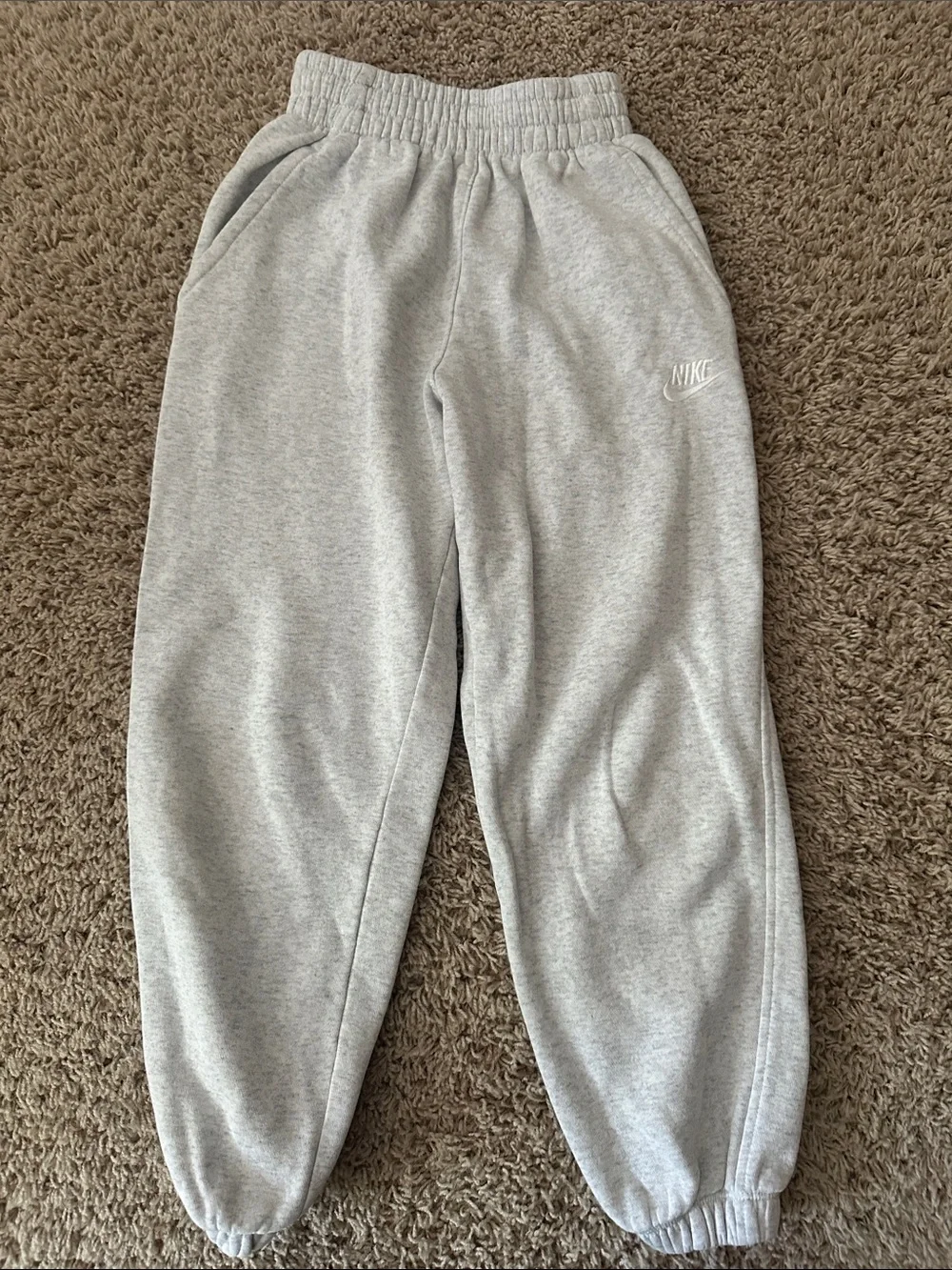 Nike Grey Kids Fleece Joggers